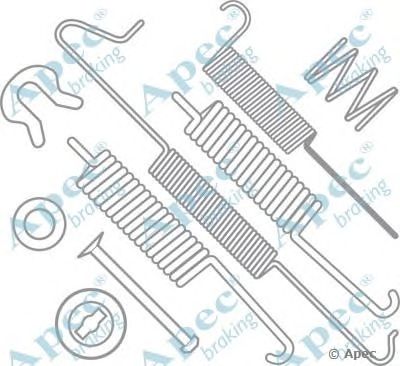 APEC BRAKING kit850 -  Комплектующие, тормозная колодка